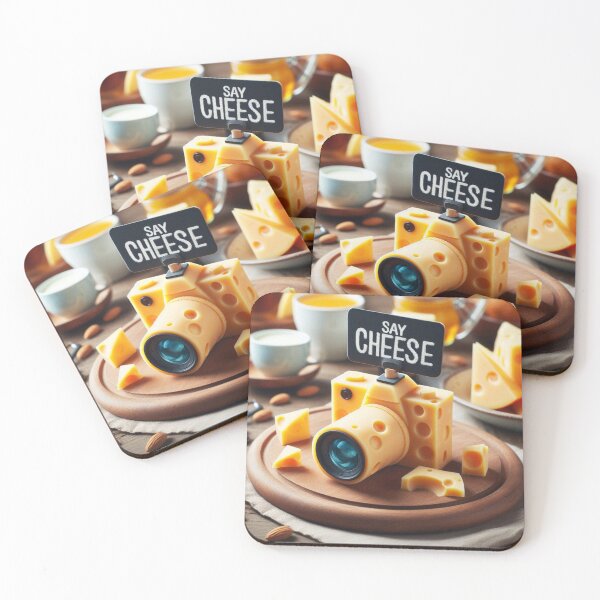 Item preview, Say Cheese – Funny Cheese Wedge Holding a Camera Cartoon Design designed and sold by ashokreddy343.