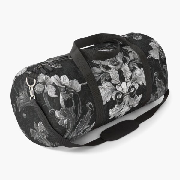 Item preview, Skull Damask Floral Gothic Branches Pattern designed and sold by GrinGalore.