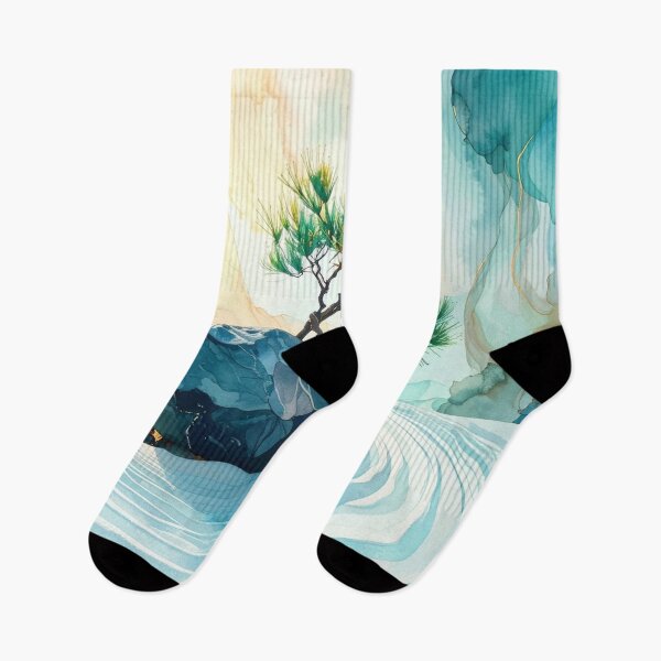 Item preview, Echo Pines on Horizon Dust designed and sold by In Linear.