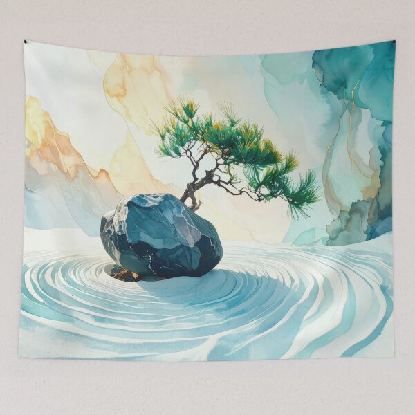 Item preview, Echo Pines on Horizon Dust designed and sold by In Linear.