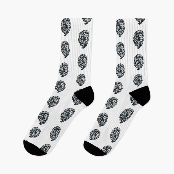 Item preview, Old school lion head tattoo designed and sold by Artillenium.
