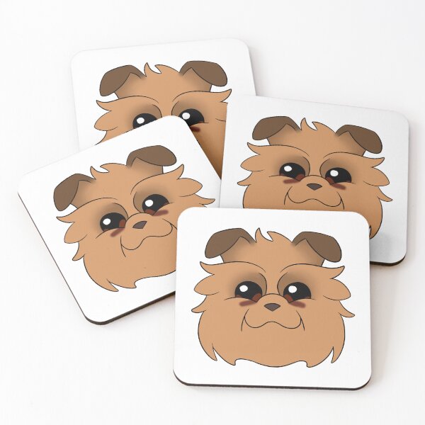Item preview, Light Brown Affenpinscher Brown Ears Tear Stains designed and sold by OliRoseArt.