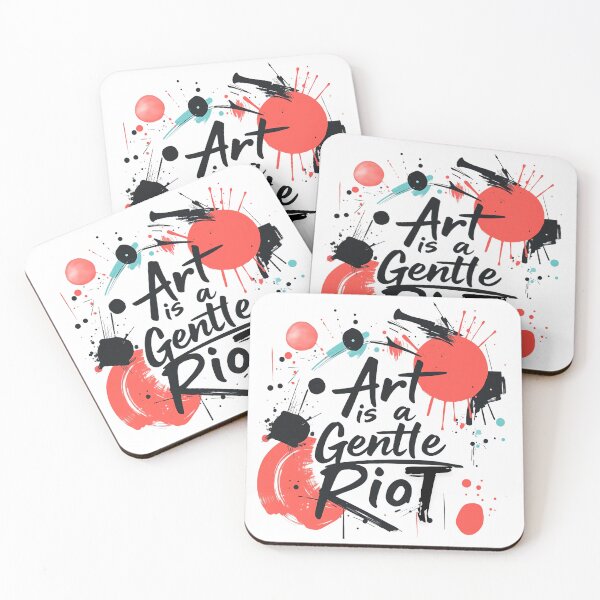Item preview, Art Is a Gentle Riot 2 – Artistic Typography for Creatives & Rebels designed and sold by Ryldra-Art.