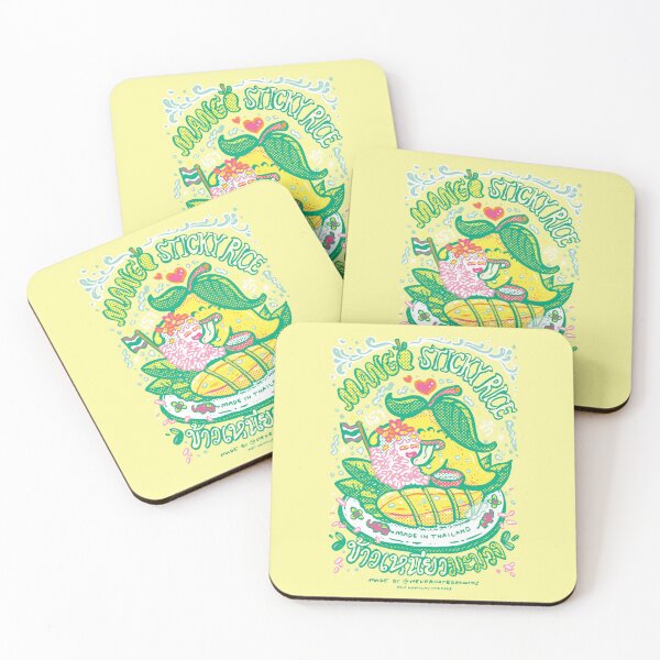Item preview, The Mango sticky rice, Hand drawing, yellow version designed and sold by Ken Hamala.