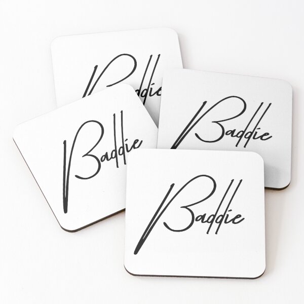 Item preview, Bold Minimalist Typography – “Baddie” Quote designed and sold by ReggieDior.