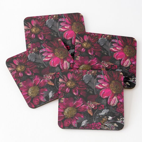 Item preview, Luxe Botanical Flower Art in Jewel Tones designed and sold by Verbul.