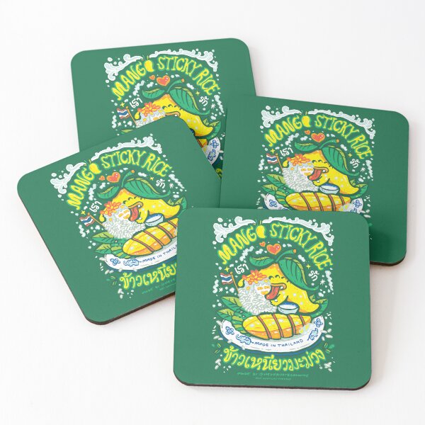 Item preview, The Mango sticky rice, Hand drawing, Green version designed and sold by Ken Hamala.