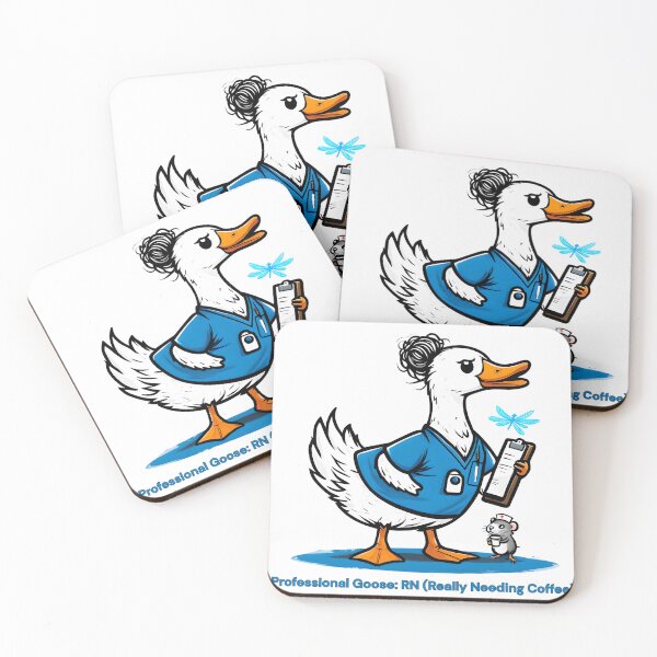 Item preview, Sarcastic Silly Goose Nurse Burnout designed and sold by CottonandQuill.