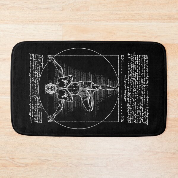 Item preview, Yoga Vitruvian Man Leonardo Da Vinci Vrikshasana Namaste Zen designed and sold by GrandeDuc.