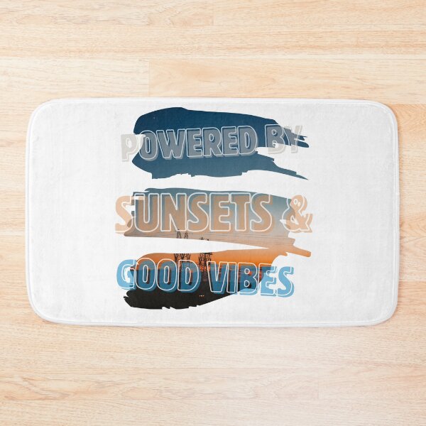 Item preview, Powered by Sunsets & Good Vibes | Positive Vibe Tee designed and sold by AdventureUnlockedCo.