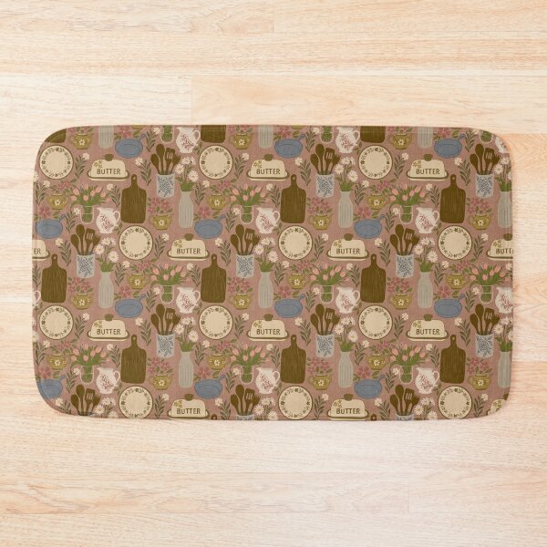 Item preview, Vintage Cottagecore Kitchen Floral Pattern with Rustic Charm designed and sold by DColourMuse.