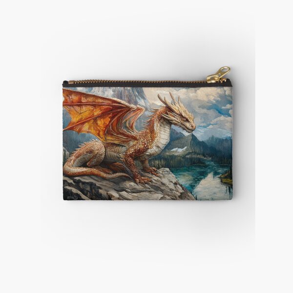 Item preview, Golden Dragon In The Mountains designed and sold by GrinGalore.