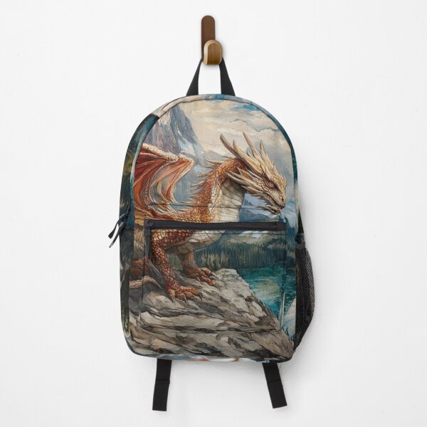 Item preview, Golden Dragon In The Mountains designed and sold by GrinGalore.