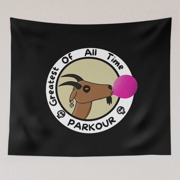 Item preview, Parkour goat - Greatest of All Time designed and sold by LoversCovers.