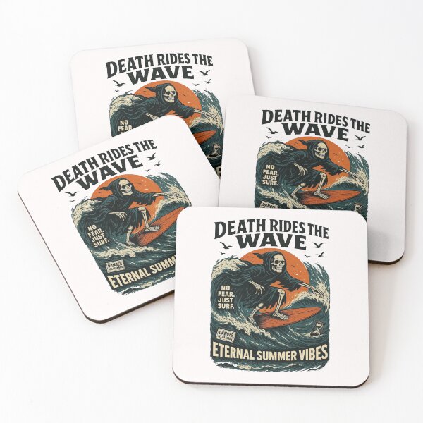 Item preview, Death Rides the Wave designed and sold by TTTT411.