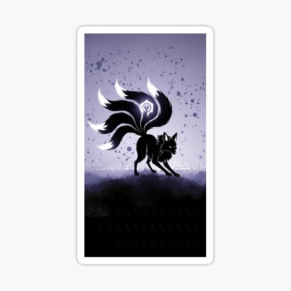 Item preview, Amethyst Whisper – Five-Tailed Fox Guardian designed and sold by DAiA-4-GAiA.