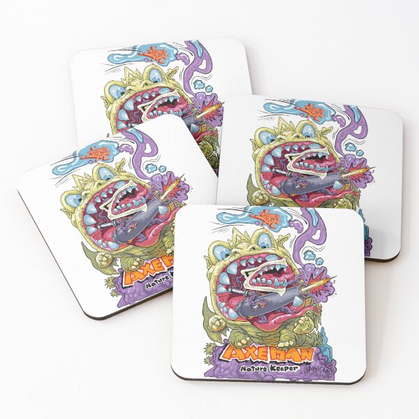 Item preview, Axe Man vs. Kaiju – Nature Keeper Blast Off designed and sold by chamnongart.