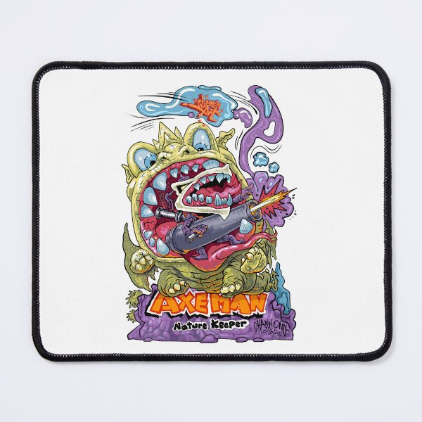 Item preview, Axe Man vs. Kaiju – Nature Keeper Blast Off designed and sold by chamnongart.
