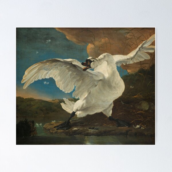 Item preview, The Threatened Swan designed and sold by BusyBrush.