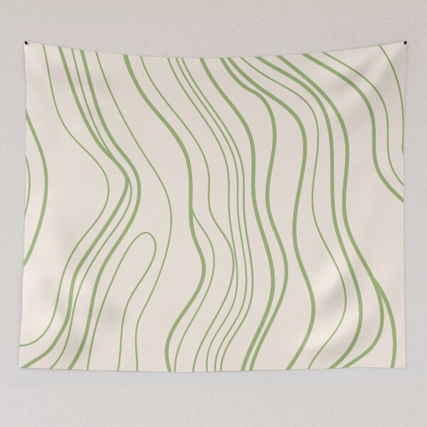 Item preview, Iconic Olive Green Modern Aesthetic Abstract Retro pattern designed and sold by SWETA HALDER.