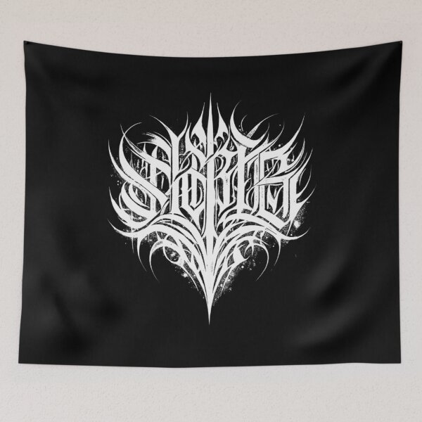 Item preview, Symbiotic Hate – Illegible Heart-Shaped Black Metal Logo designed and sold by Elfonso.