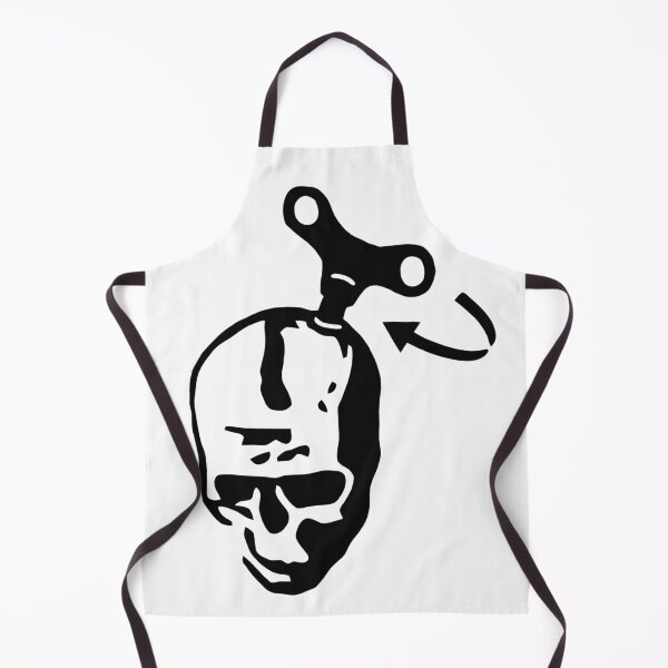 Item preview, Skull with winding key designed and sold by tesh4skulls.