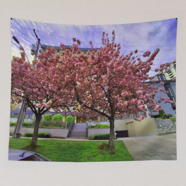 Item preview, Scenic Cherry Blossoms Fluorescence Style designed and sold by SmashingDeals.
