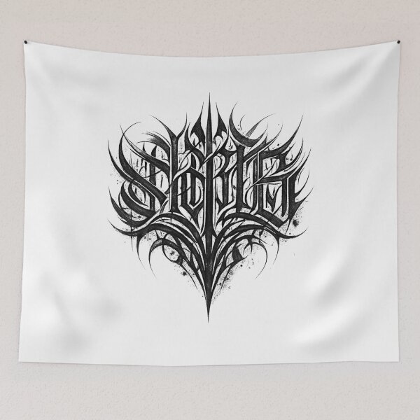 Item preview, Sorry – Ornamental Black Metal Heart Logo designed and sold by Elfonso.