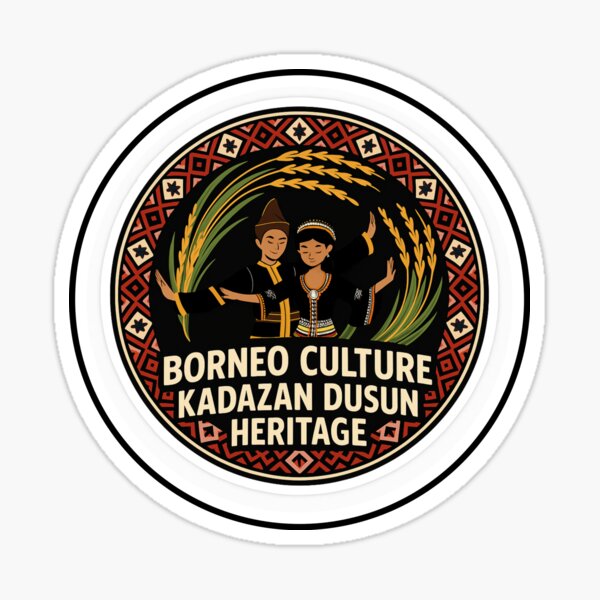 Kadazan Dusun Heritage Borneo Culture Sticker
