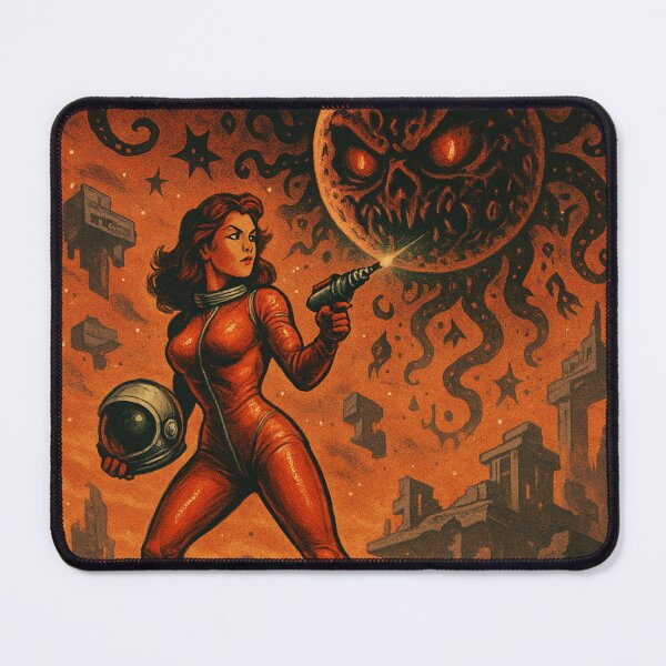 Item preview, Space Warrior Cosmic Danger. poster designed and sold by JonelleTshirts.