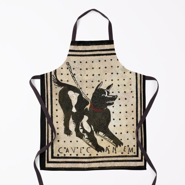 Item preview, Beware of dog ( Pompeii dog mosaic ) designed and sold by LisetteBaron.