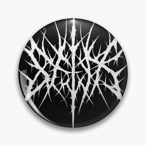 Item preview, Barbed Noise – Abstract White Black Metal Logo designed and sold by Elfonso.