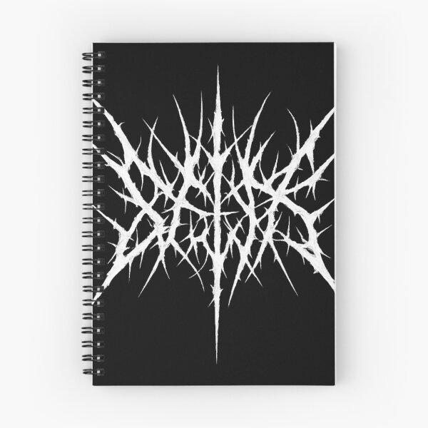 Item preview, Barbed Noise – Abstract White Black Metal Logo designed and sold by Elfonso.
