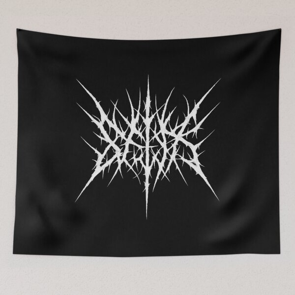 Item preview, Barbed Noise – Abstract White Black Metal Logo designed and sold by Elfonso.
