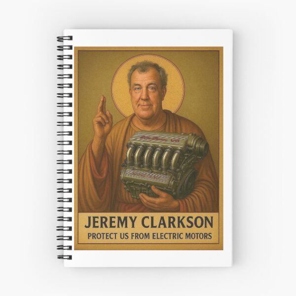 Item preview, Saint Clarkson - Save us from EVs! designed and sold by kieran8793.