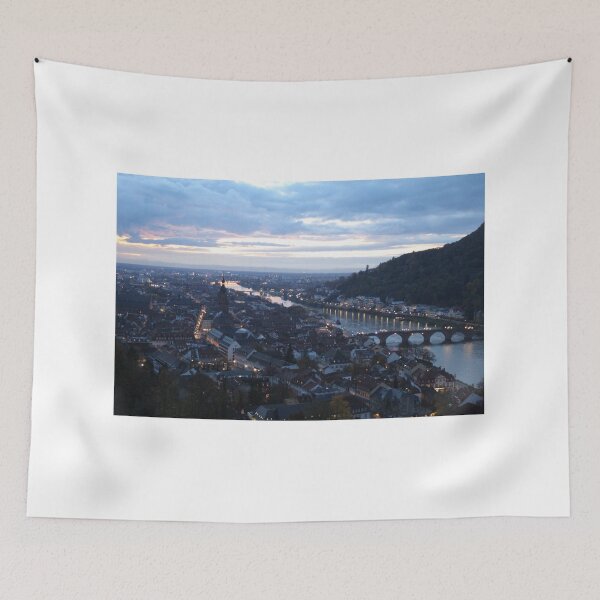 Aperçu de l'œuvre Belle vue de Heidelberg la nuit créée et vendue par jonneyboy99.