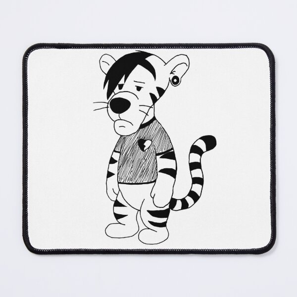 Item preview, Emo Tiger designed and sold by Purrgatory Pop.