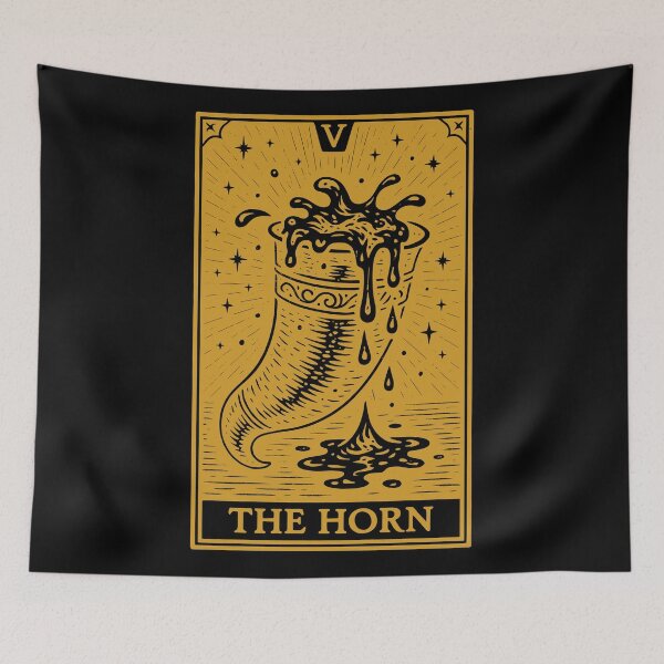 Item preview, Golden Horn – Mead Tarot Card of Abundance designed and sold by BRU Design.