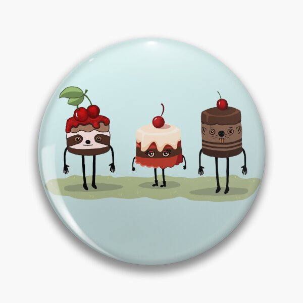 Item preview, cute tasty cakes - cute anthropomorphic food designed and sold by LisetteBaron.
