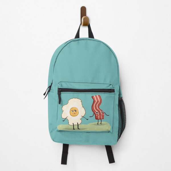 Item preview, happy dancing bacon and egg cute anthropomorphic food designed and sold by LisetteBaron.