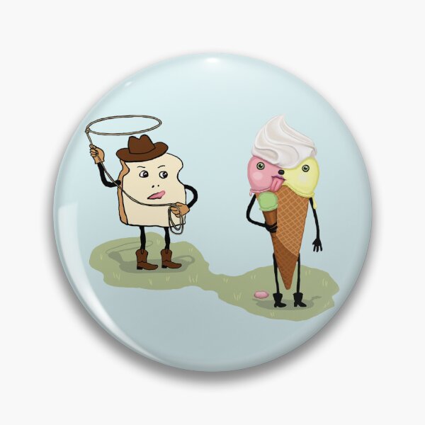 Item preview, cannibalistic ice cream cute anthropomorphic food designed and sold by LisetteBaron.