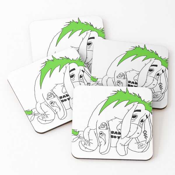 Item preview, Emo Eeyore - Green Hair designed and sold by Purrgatory Pop.