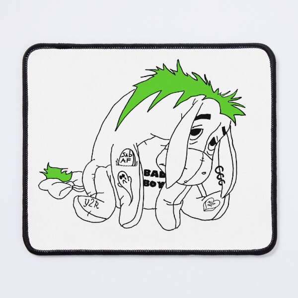 Item preview, Emo Eeyore - Green Hair designed and sold by Purrgatory Pop.