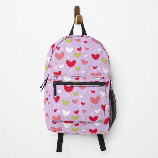 Item preview, Spring summer hearts and flowers pattern designed and sold by expresivedesign.