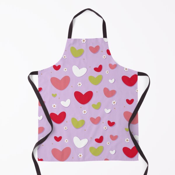 Item preview, Spring summer hearts and flowers pattern designed and sold by expresivedesign.