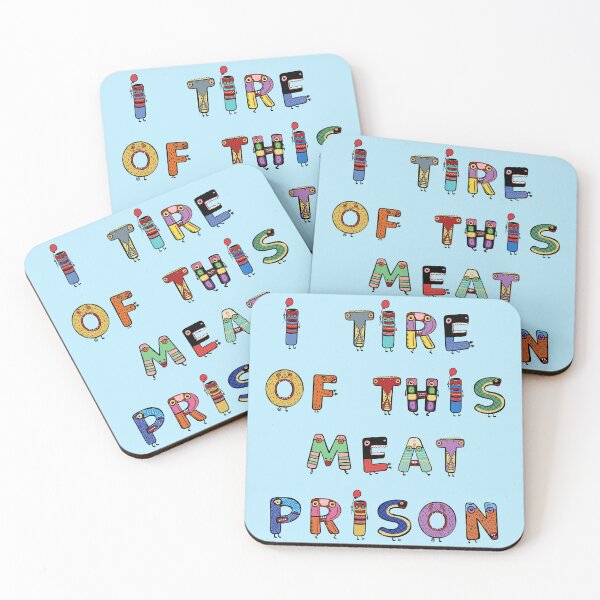Item preview, I Tire of this Meat Prison designed and sold by LisetteBaron.