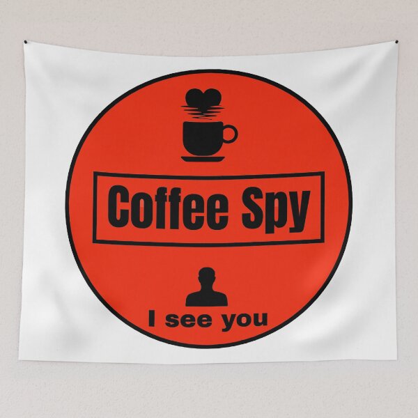 Item preview, Coffee Spy Red Alert : Coffee Lover Sticker designed and sold by Felia001.