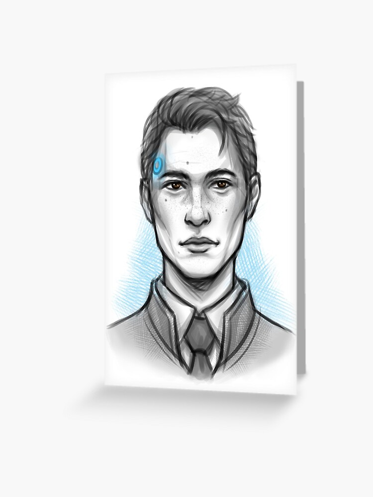 Detroit: Become Human Connor RK800 Android Greeting Card for Sale