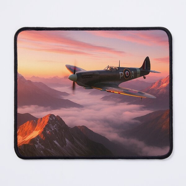 Item preview, Spitfire Over Peaks BBMF designed and sold by Skyframe Aviation.