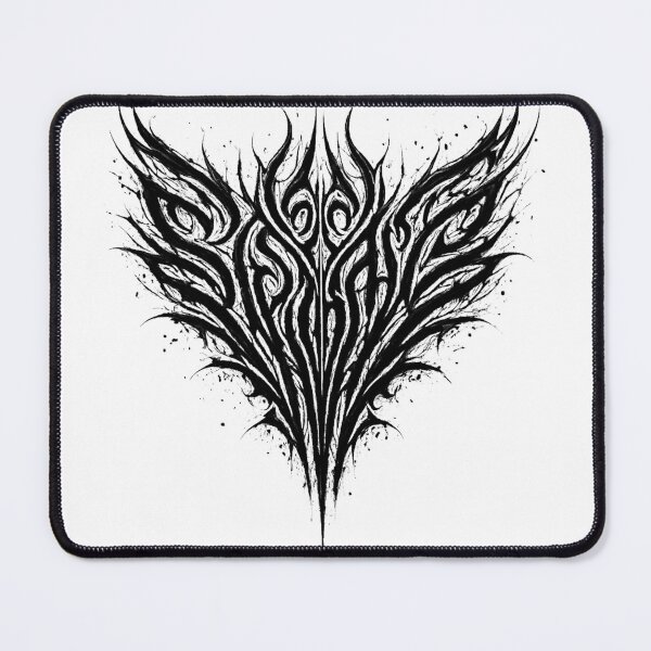 Item preview, Burning Silence – Ornate Tribal Black Metal Heart Logo designed and sold by Elfonso.